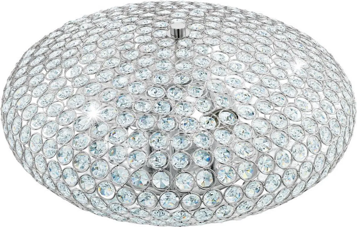 Eglo Clemente Plafondlamp 3 Lichts Ø450mm - Chroom