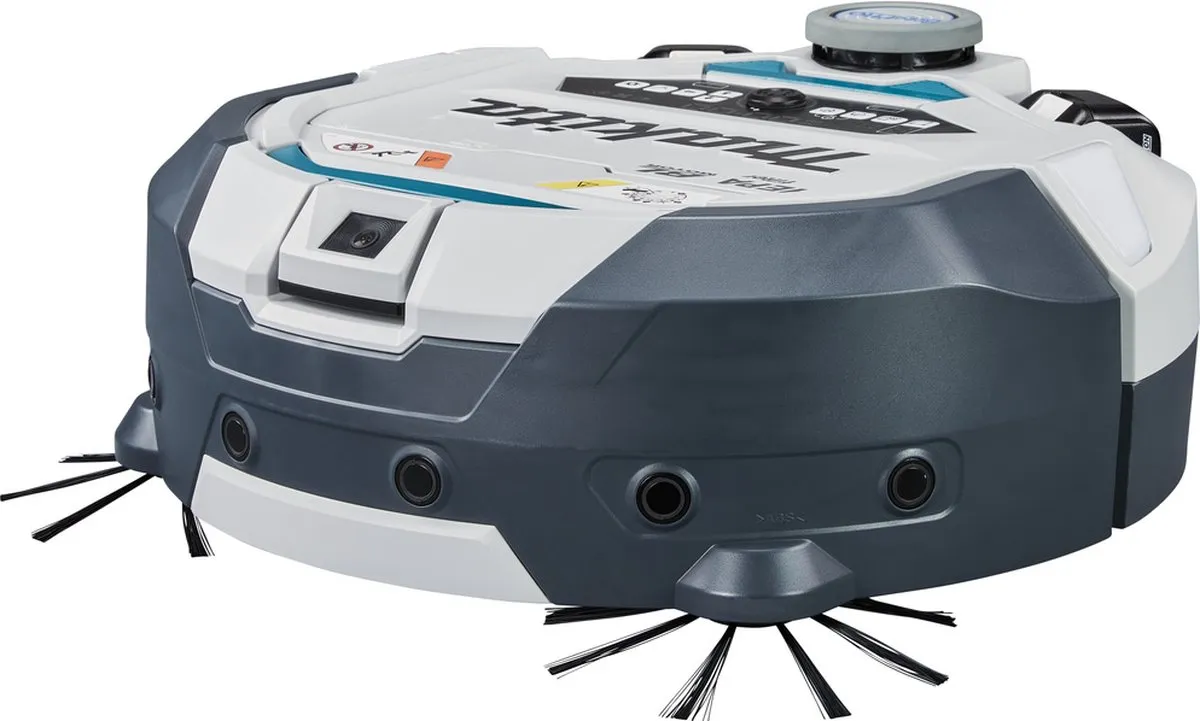 Makita DRC300Z Accu Robotstofzuiger 18V - Grijs/Wit