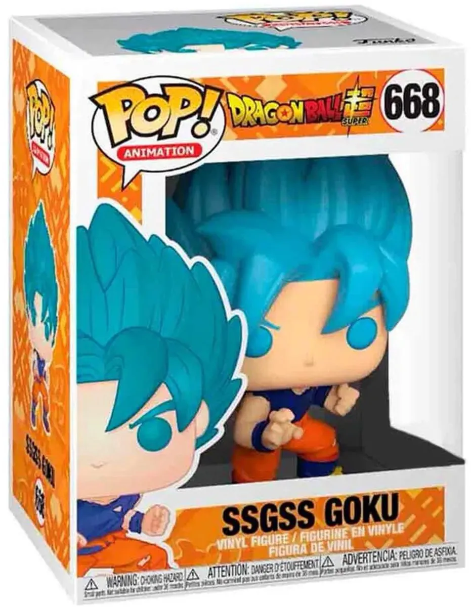 Funko Pop SSGSS Goku Dragon Ball Z Special Edition - Blauw