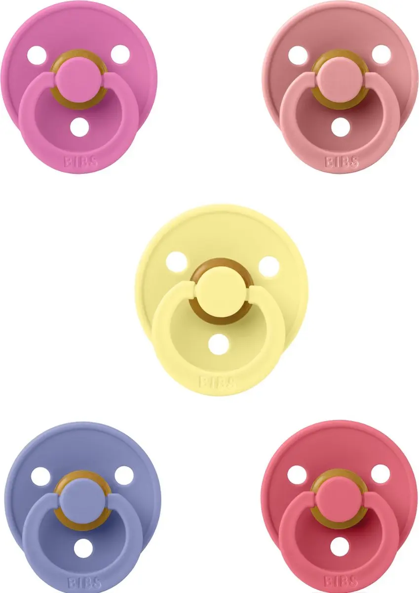 BIBS Fopspeen 0-6 Maanden Set 5 Stuks