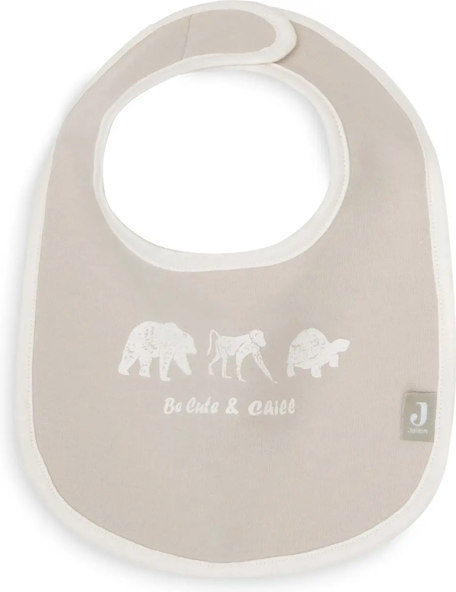Jollein Baby Slabbetjes Animals - 5 Stuks - afbeelding 6 van 6