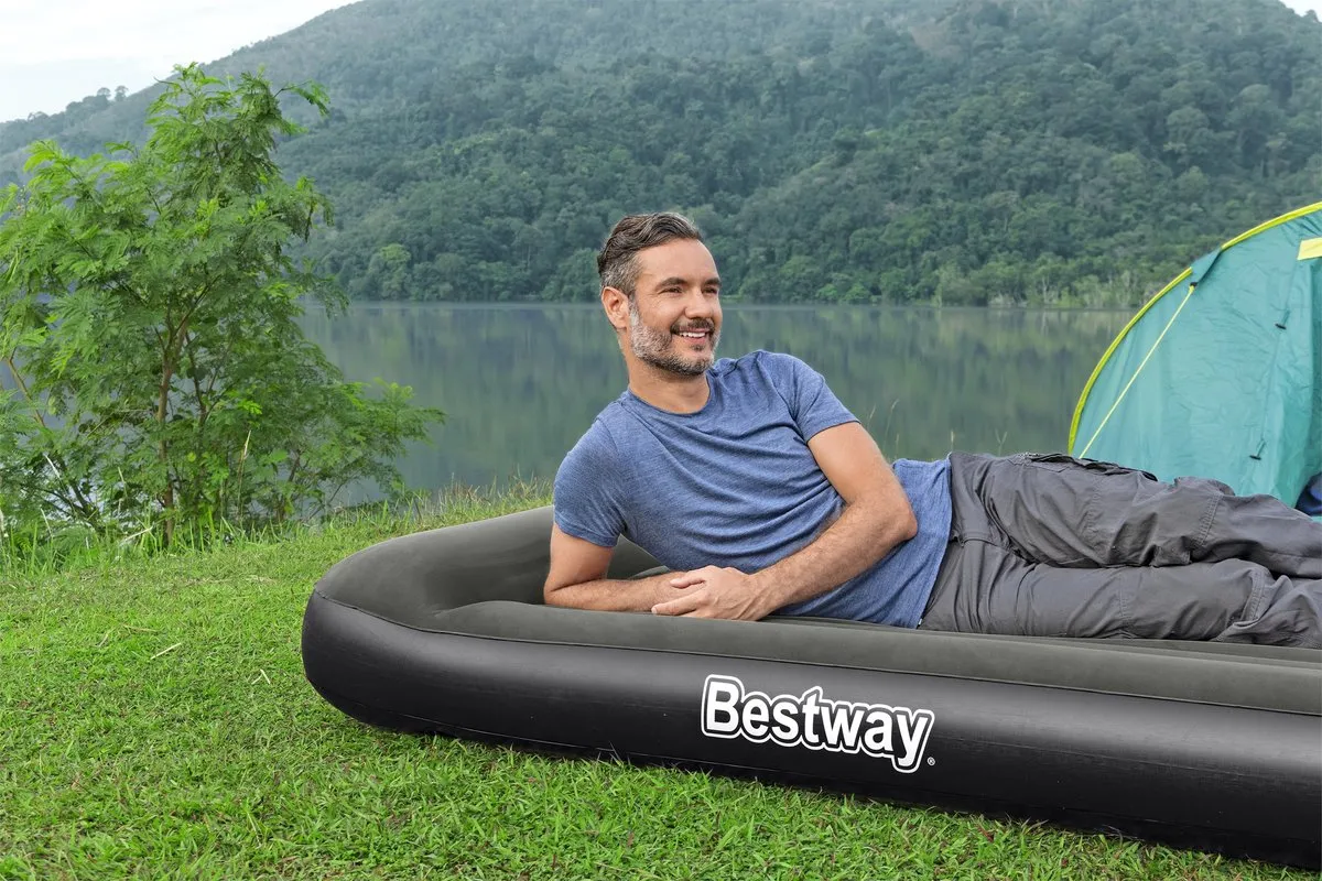 Bestway Tritech Luchtbed 2-persoons 137cm - Grijs/Zwart