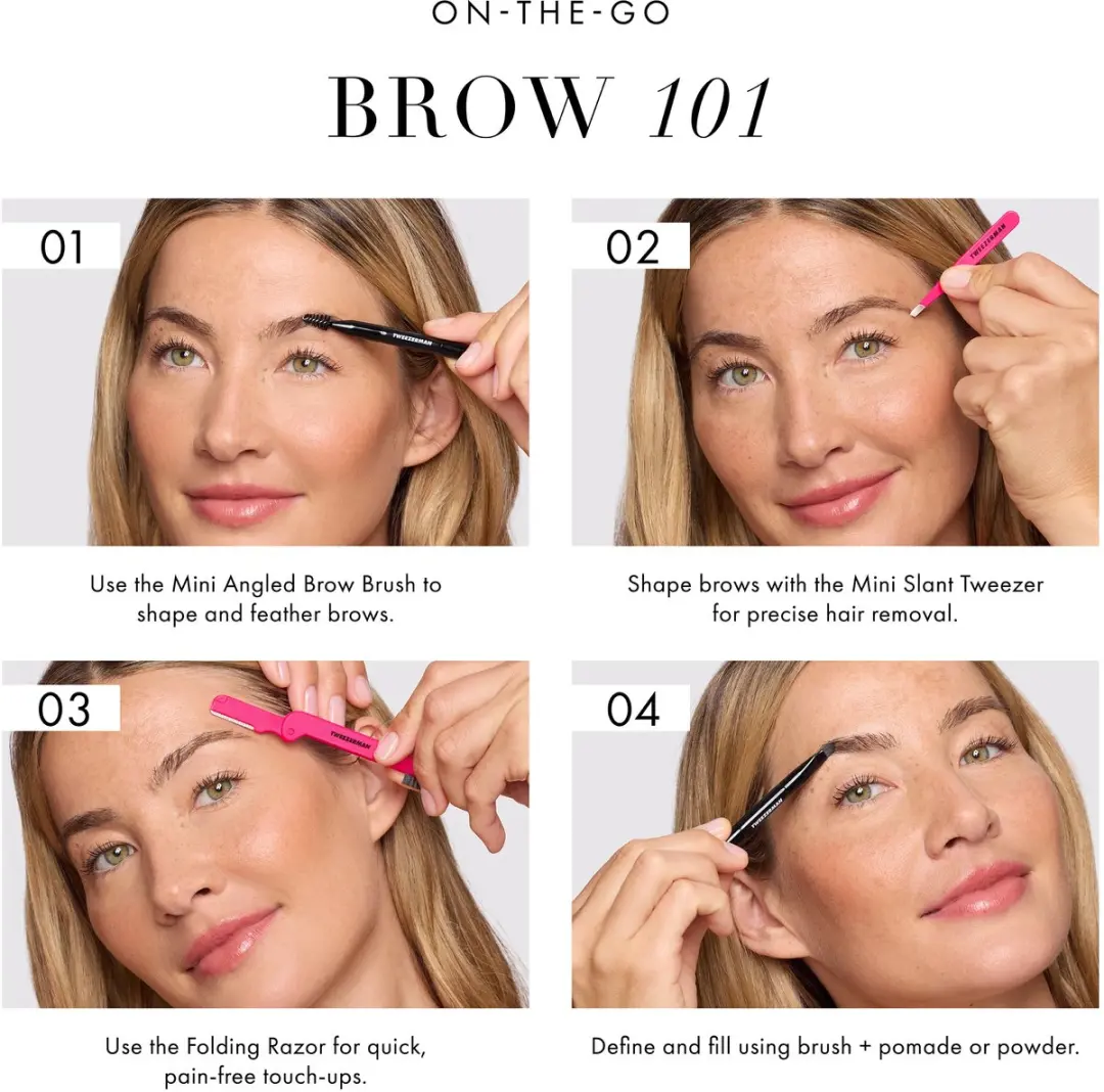 Tweezerman Mini Brow Rescue Kit - Wenkbrauw Set