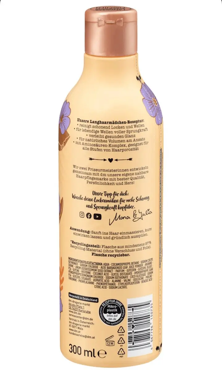 Balea Langhaarmädchen Shampoo Beautiful Curls 300ml