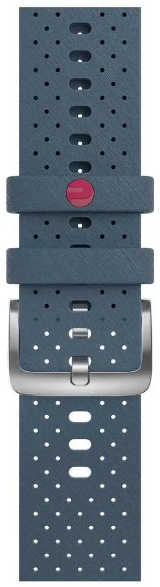 Polar Silicone Horlogeband 22mm - Blauw/Grijs - S-M/L