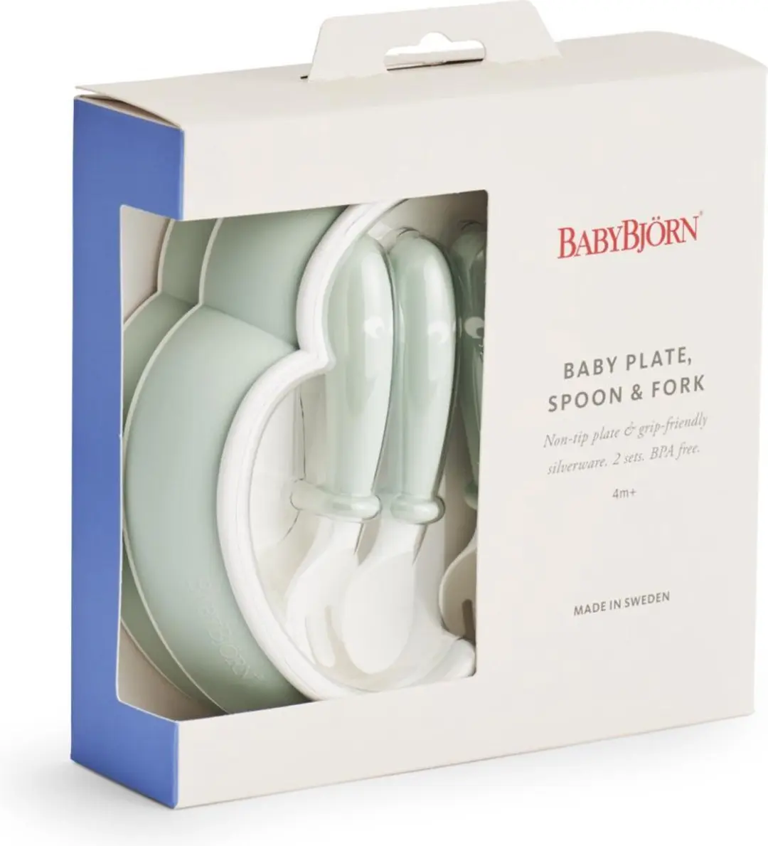 BabyBjörn Babyservies 6-delig Pastelgroen - 2 Sets