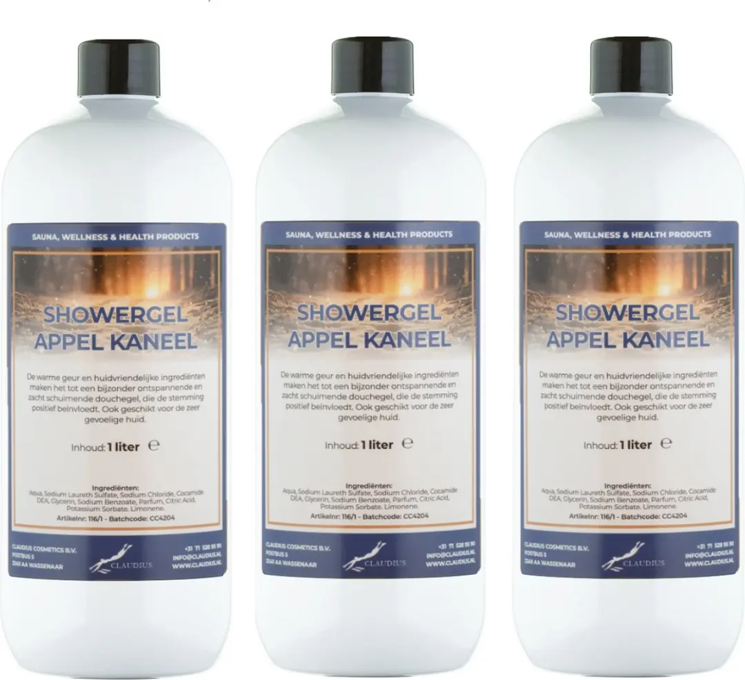 Splashbox Cosmetics Douchegel Appel-Kaneel 1L