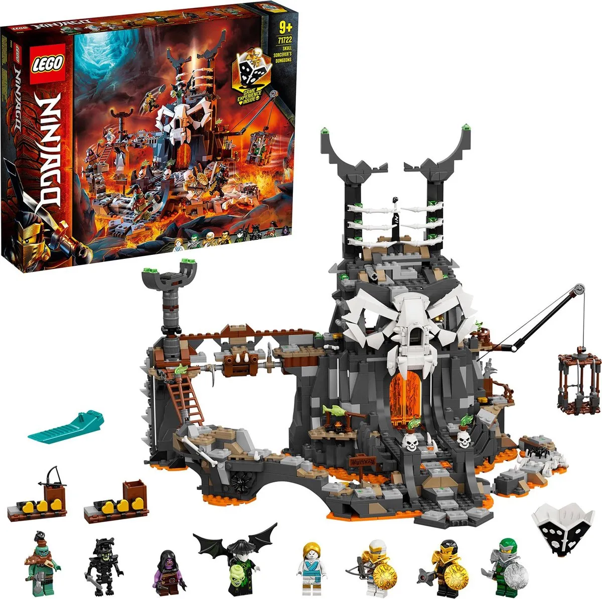 LEGO Ninjago Skull Sorcerer's Kerkers 71722 - 8 Minifiguren - afbeelding 2 van 6