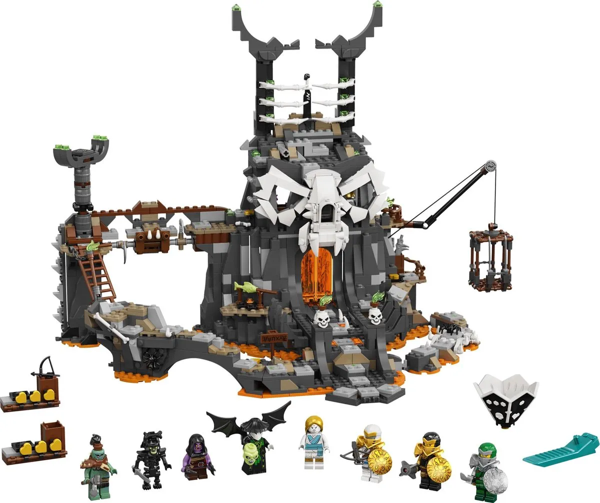 LEGO Ninjago Skull Sorcerer's Kerkers 71722 - 8 Minifiguren - afbeelding 4 van 6
