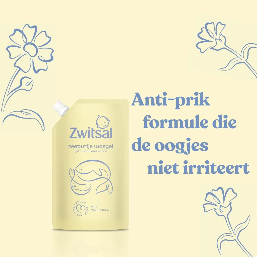 Zwitsal Schuimbad Baby 6x400ml