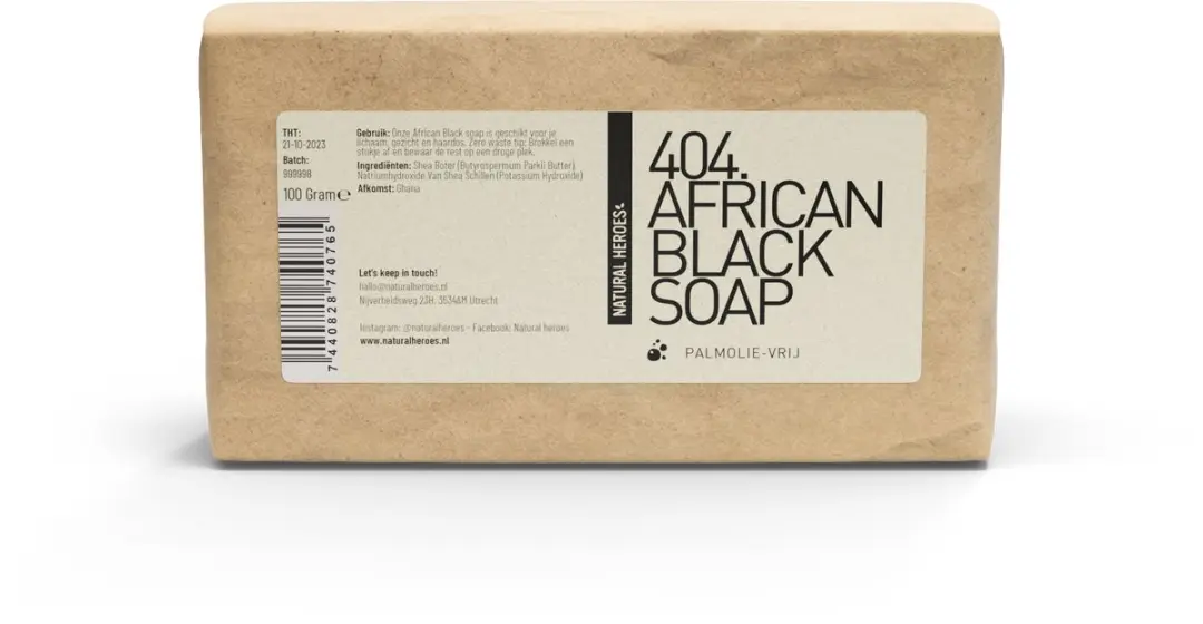 Natural Heroes African Black Soap 100g