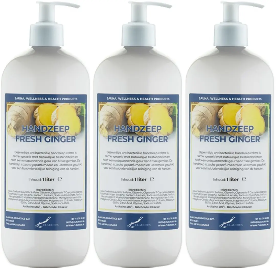 Splashbox Cosmetics Handzeep Fresh Ginger 1L