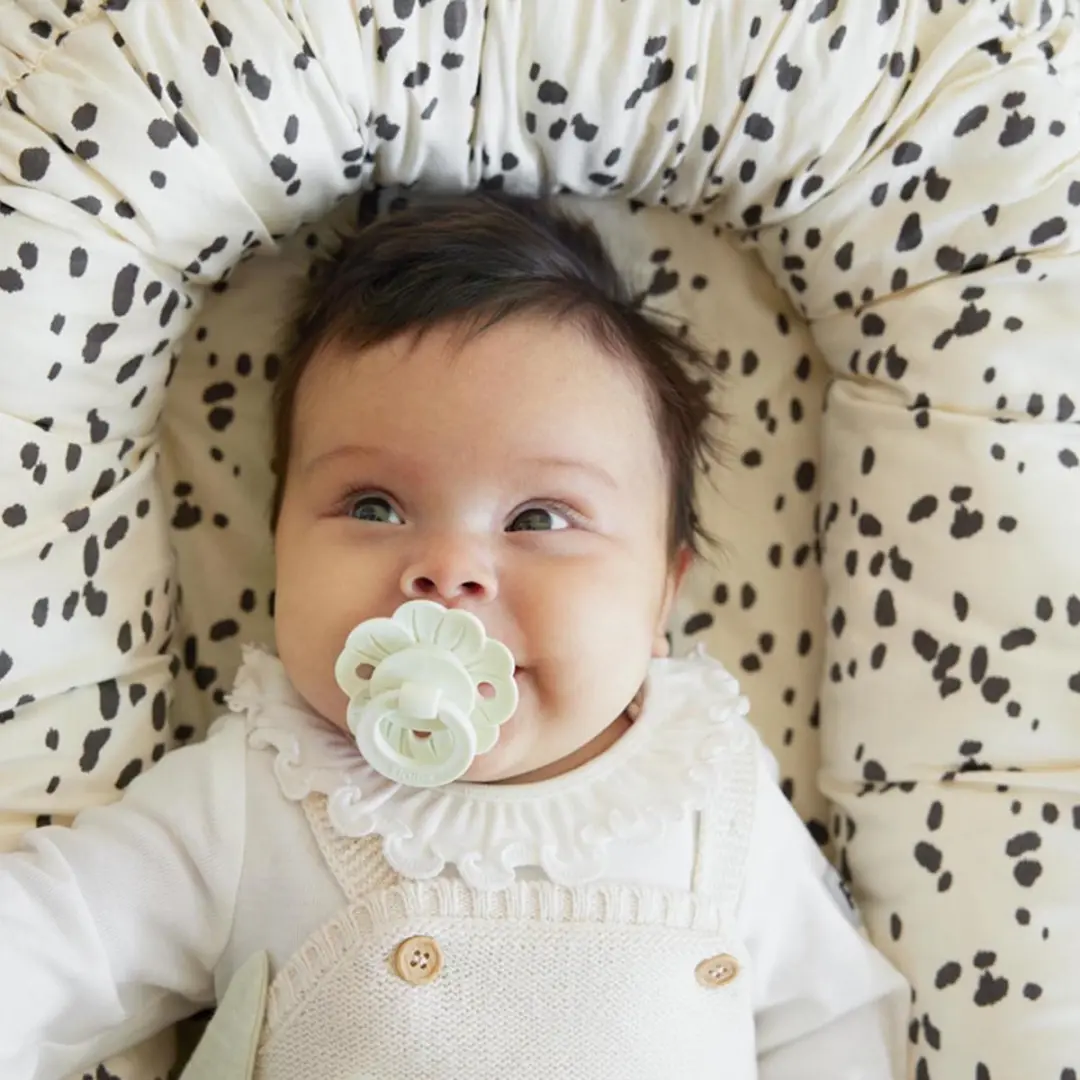 Elodie Binky Bloom Fopspeen 3-6m - Vanilla White