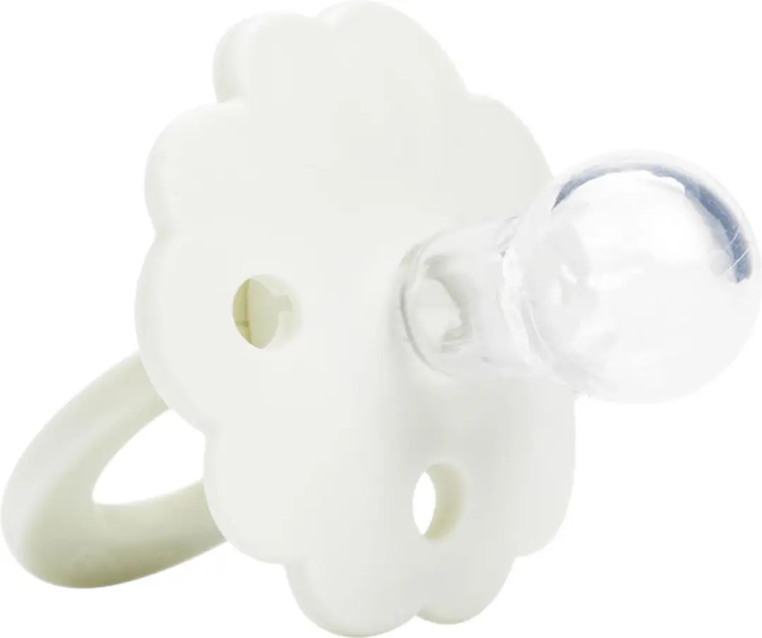 Elodie Binky Bloom Fopspeen 3-6m - Vanilla White