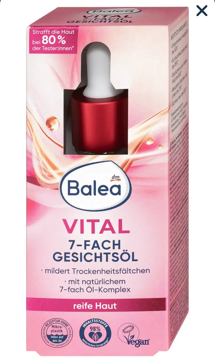 Balea Gezichtsolie Vital 7in1 30ml