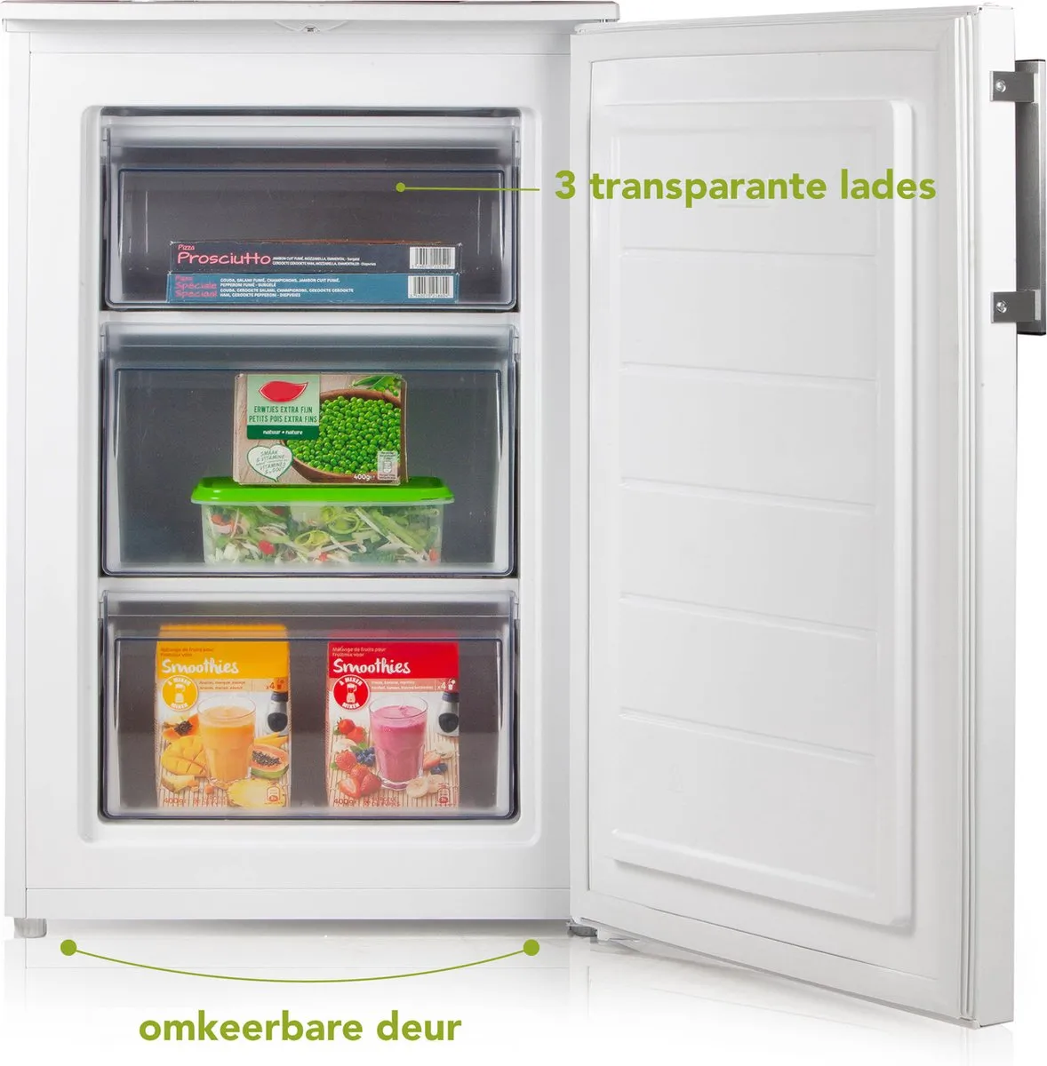 Domo DO1072DV Diepvriezer 87L - Wit