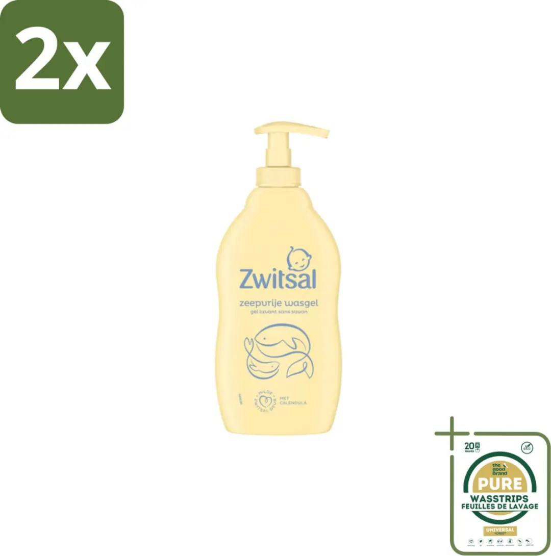 Zwitsal Zeepvrije Wasgel 400ml