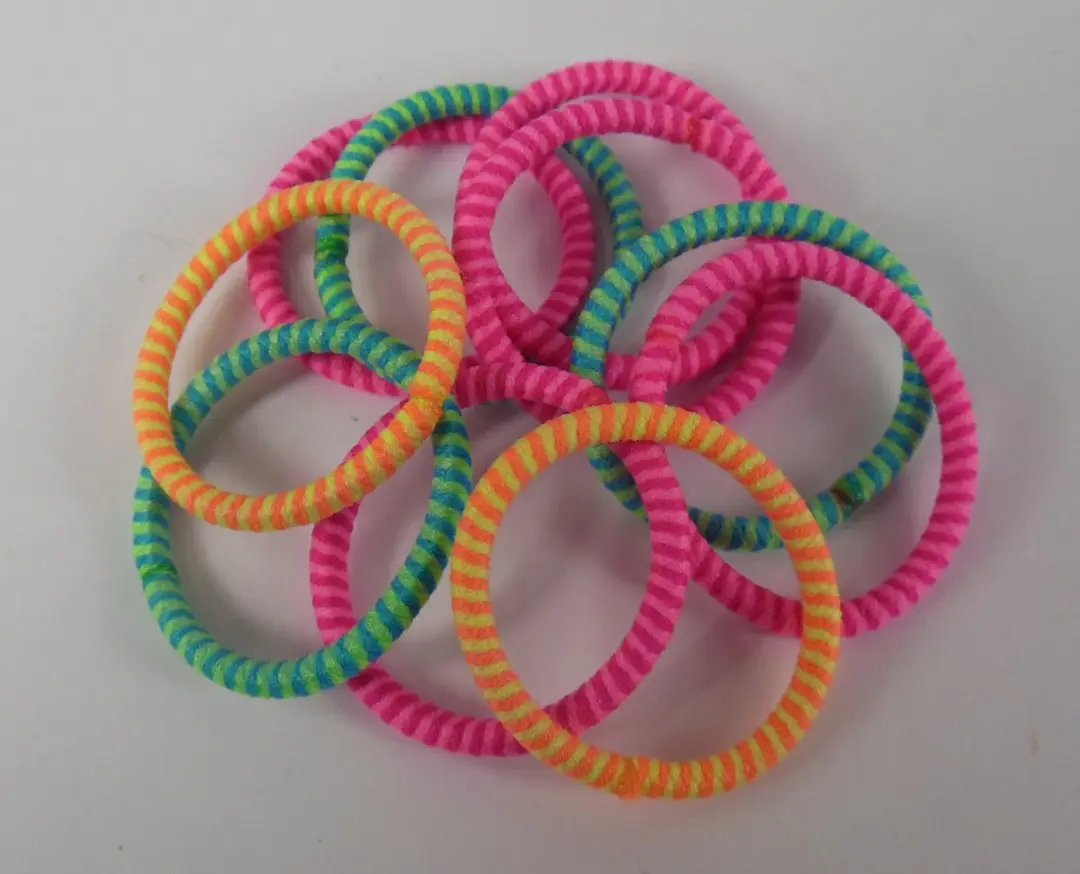 Hairmode Endless Elastiek Rimpel - 10 Stuks - Multicolor