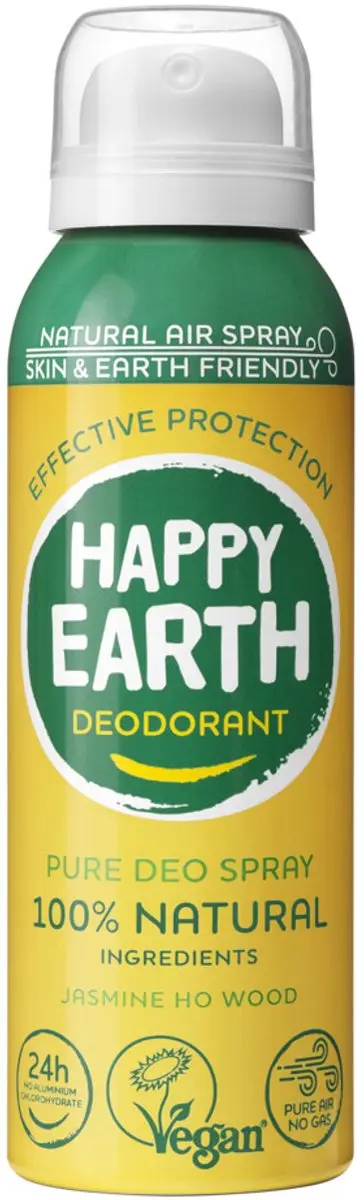 Happy Earth Ait Deodorant Spray Jasmine Ho Wood 100ml