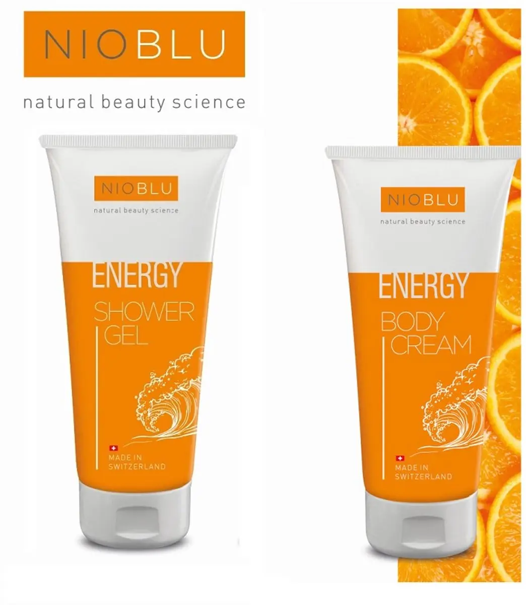 NIOBLU Energy Bodycreme & Douchegel Set 200ml