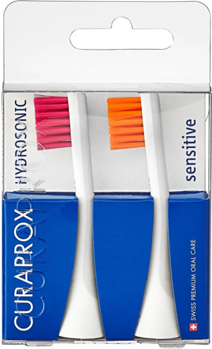 Curaprox Hydrosonic Opzetborstels Sensitive Duo