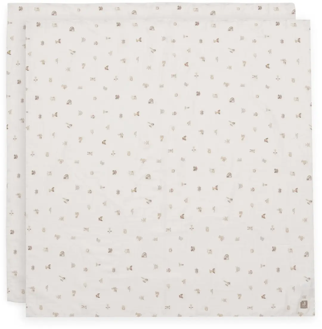 Jollein Hydrofiele Doek Large 115x115cm Animal Friends