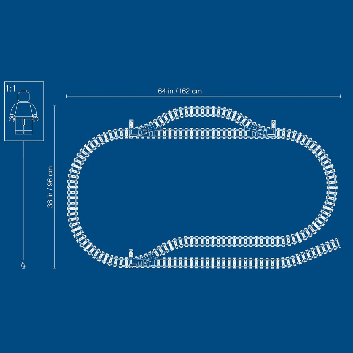 LEGO City Rails 60205 - 20 Stukken
