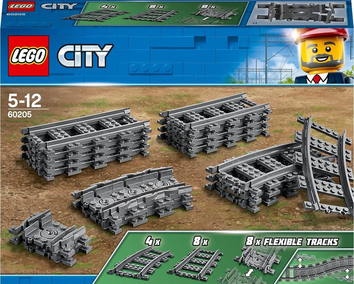 LEGO City Rails 60205 - 20 Stukken