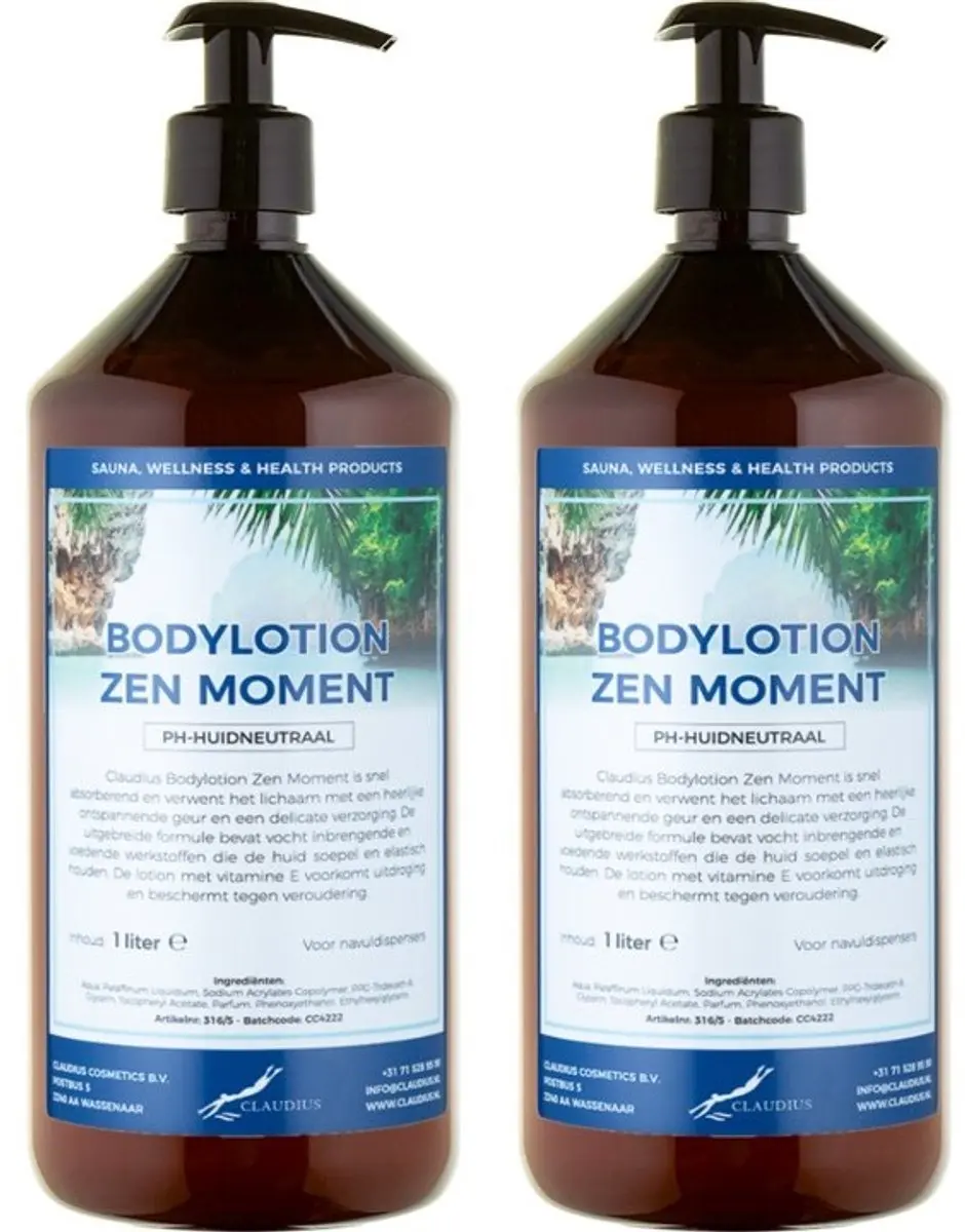 Splashbox Cosmetics Zen Moment Bodylotion 2L - 2 Stuks