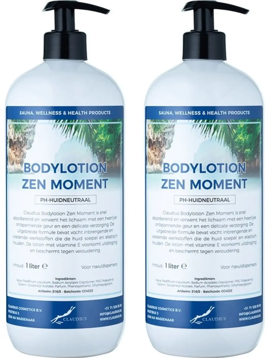 Splashbox Cosmetics Zen Moment Bodylotion 2L - 2 Stuks