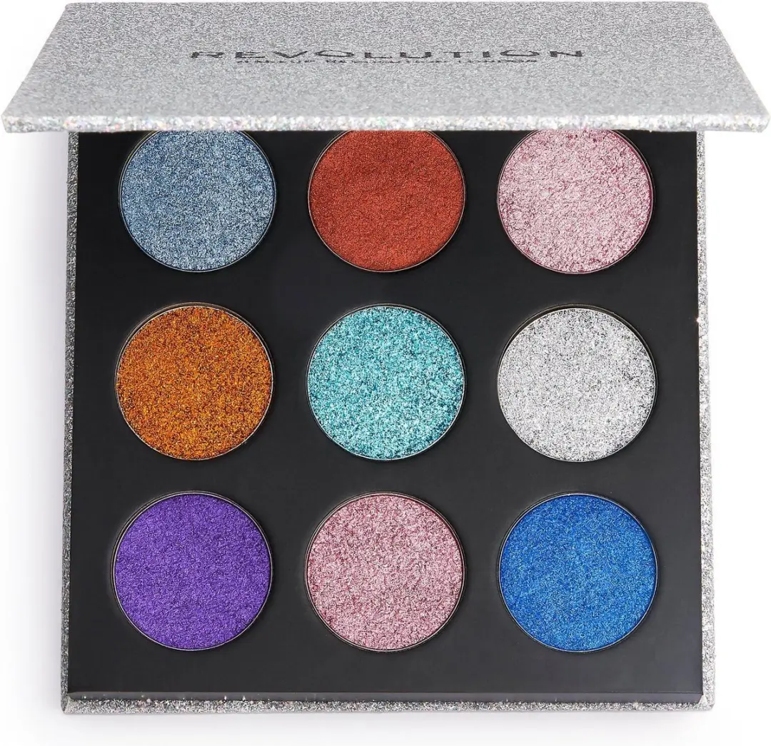 Makeup Revolution Pressed Glitter Oogschaduw Palette Illusion - 10.8g