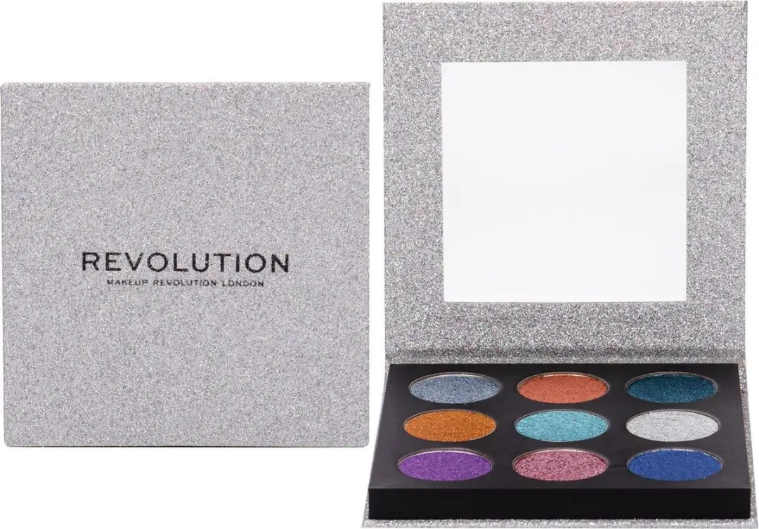 Makeup Revolution Pressed Glitter Oogschaduw Palette Illusion - 10.8g
