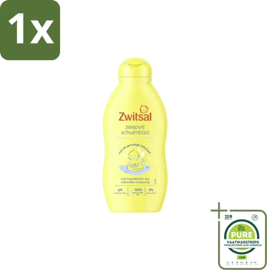 Zwitsal Schuimbad Zeepvrij 200ml