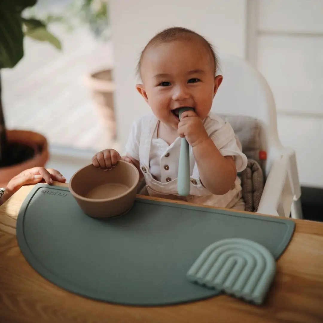 Mushie Siliconen Placemats Dried Thyme - Ø41cm