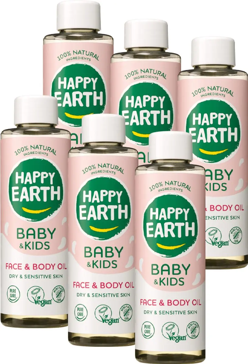 Happy Earth Baby & Kids Gezicht & Lichaam Olie