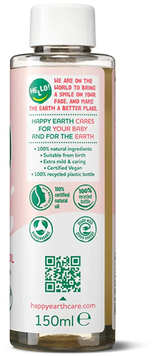 Happy Earth Baby & Kids Gezicht & Lichaam Olie - 6x150ml
