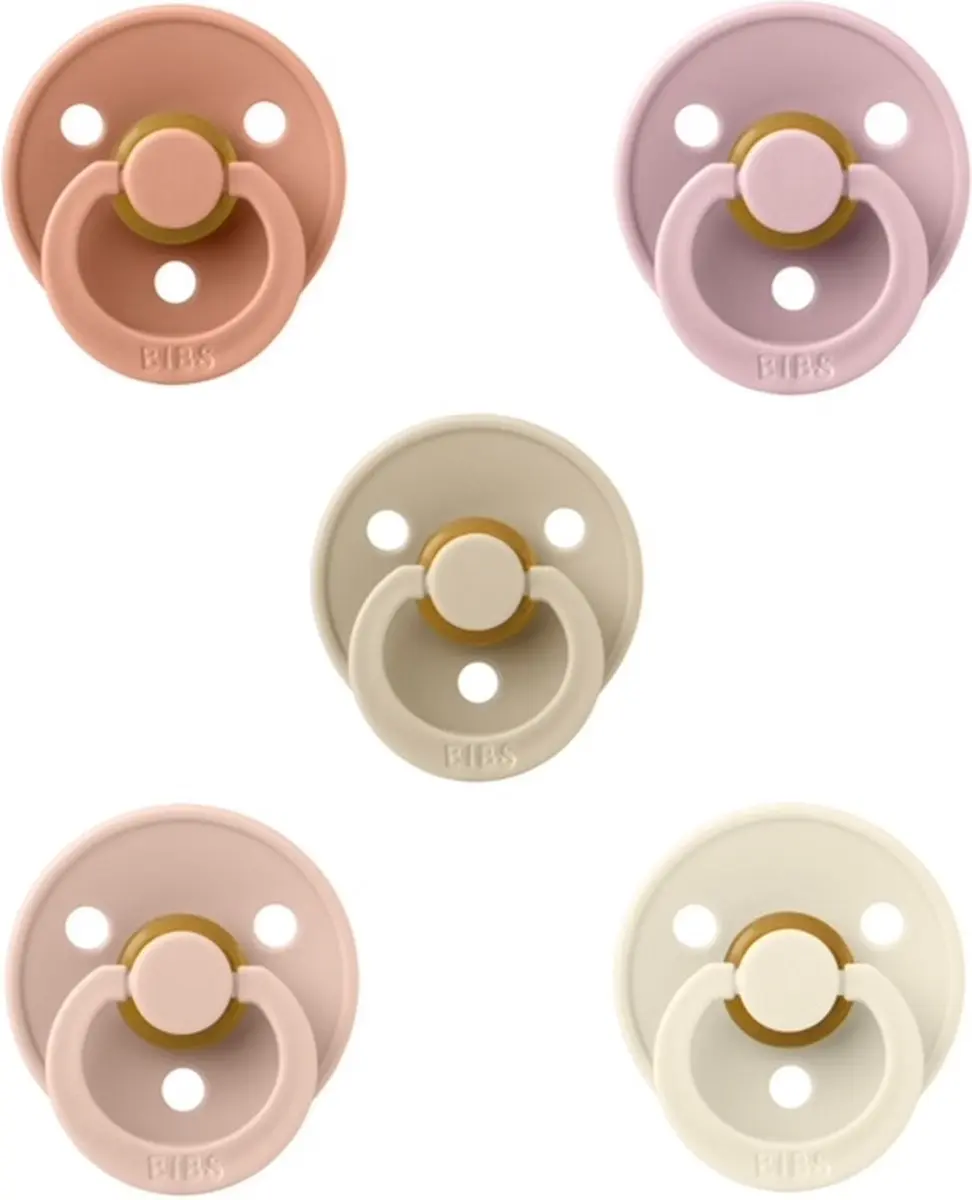 BIBS Fopspenen 0-6 Maand Set 5 Stuks
