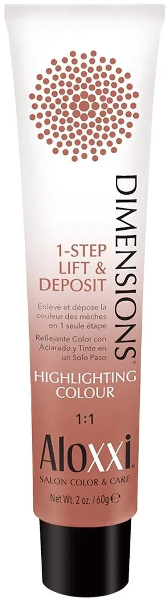 Aloxxi Dimensions 1step Highlighting Haarverf Koper