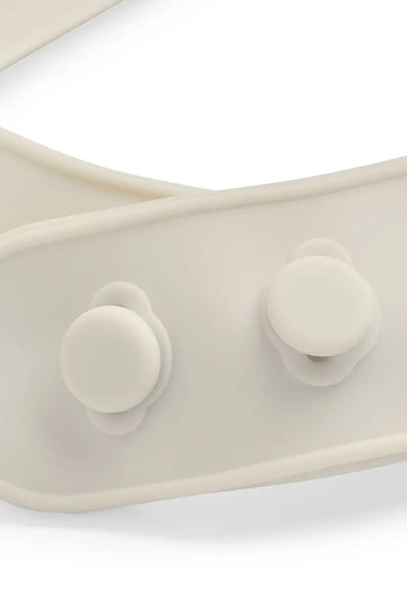 Jollein Slab Siliconen Slabbetjes Baby 26cm - Nougat