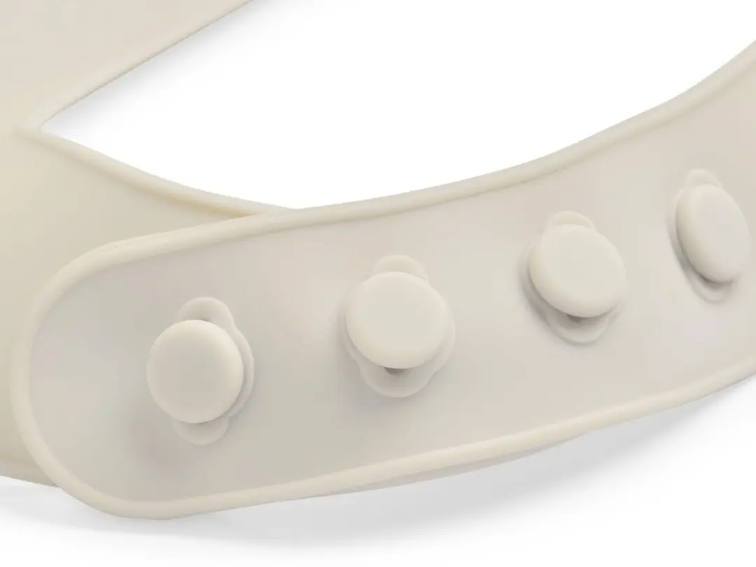 Jollein Slab Siliconen Slabbetjes Baby 26cm - Nougat