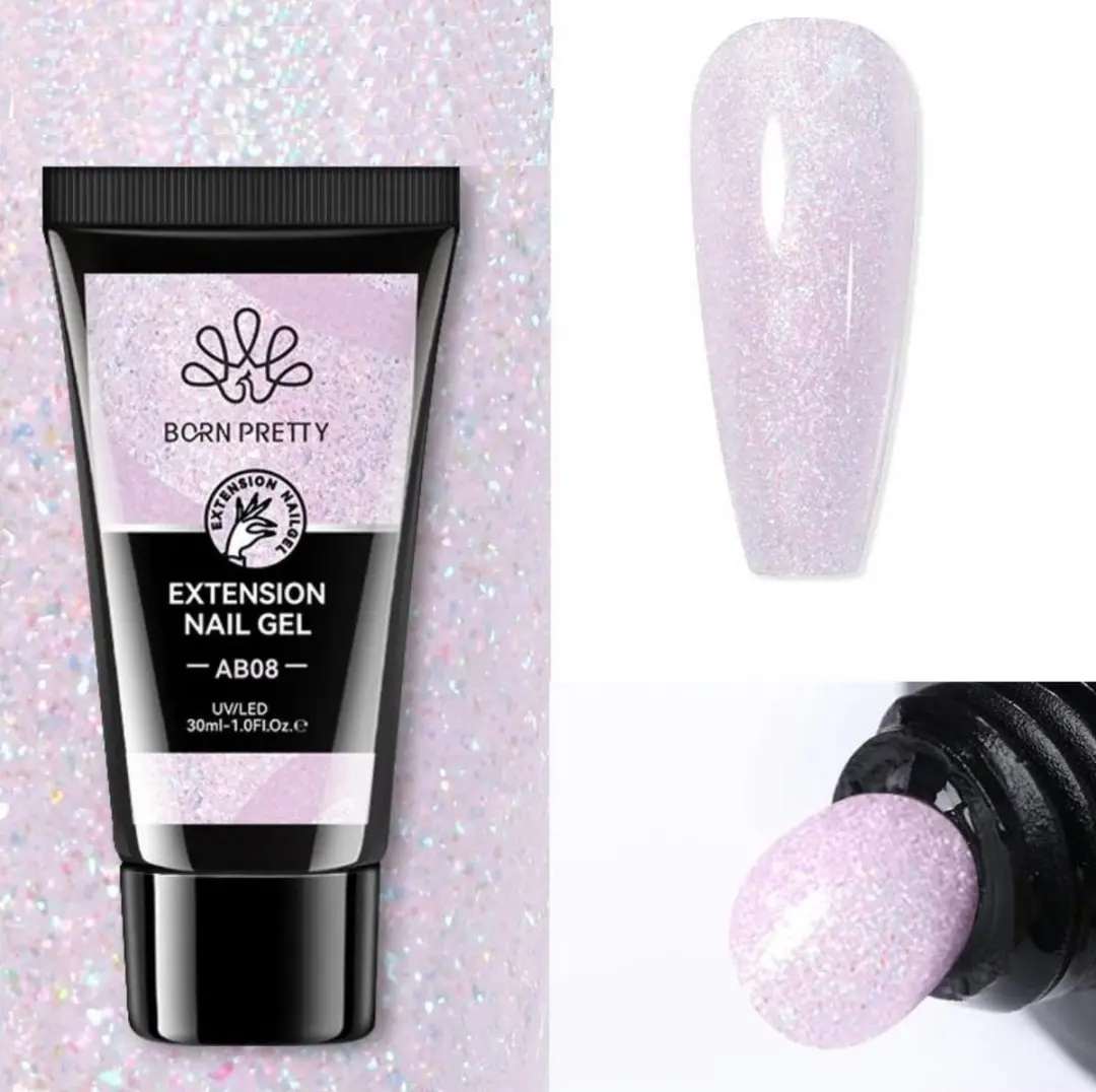 Born Pretty Polygel Glitter Nude G05 30ml
