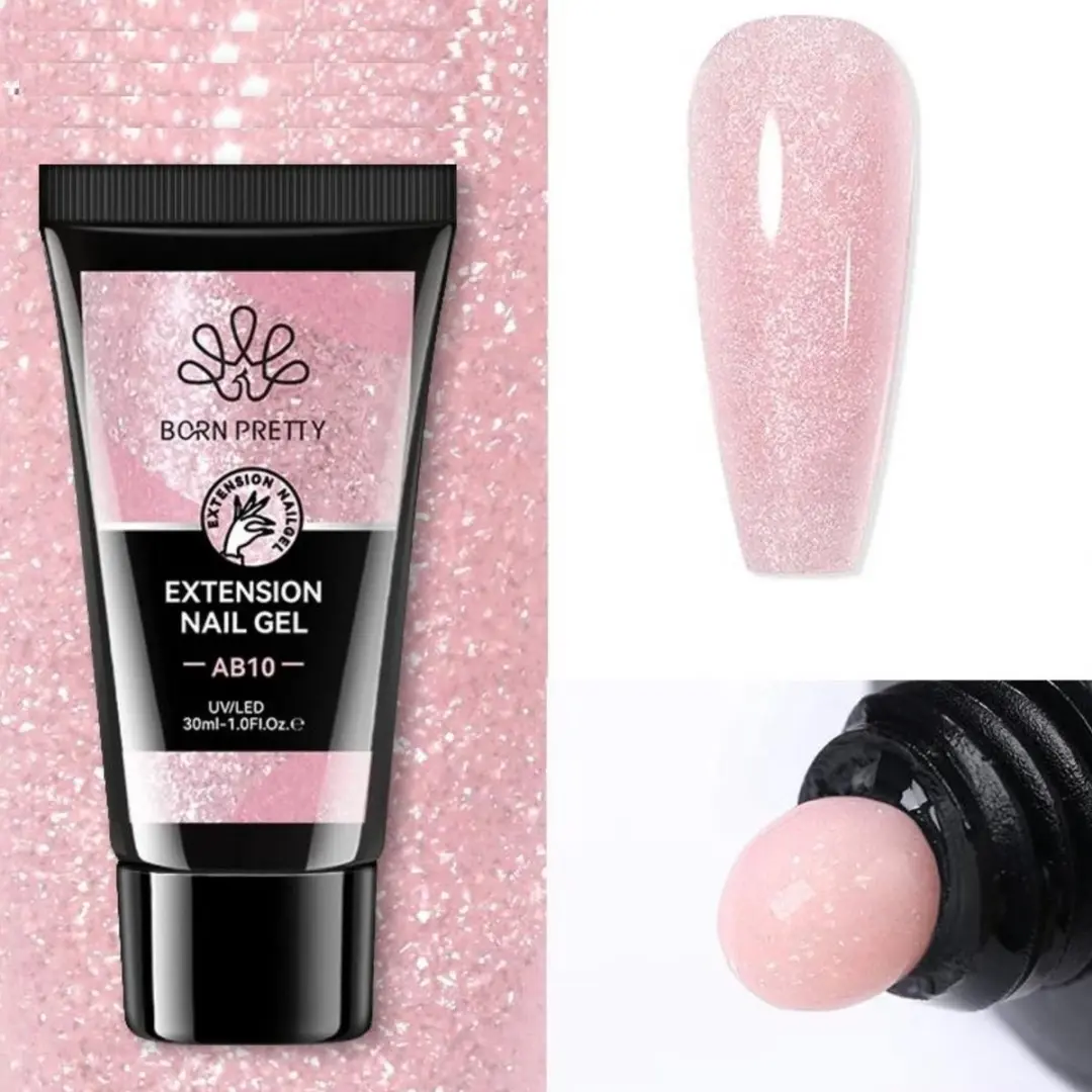 Born Pretty Polygel Glitter Nude G05 30ml