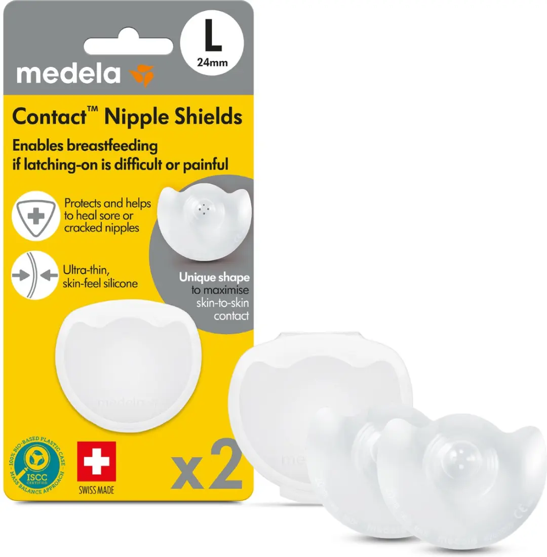 Medela Contact Tepelhoedjes Maat L - 2 Stuks