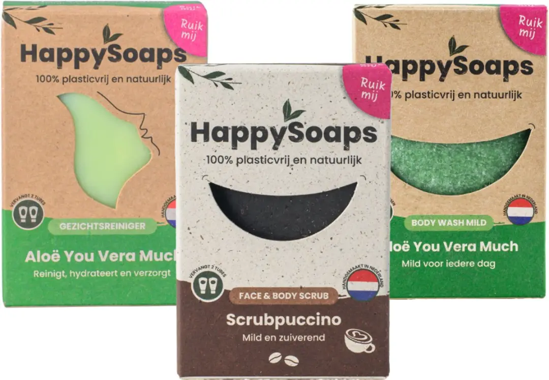 HappySoaps Daily Essentials Gezicht & Lichaamset