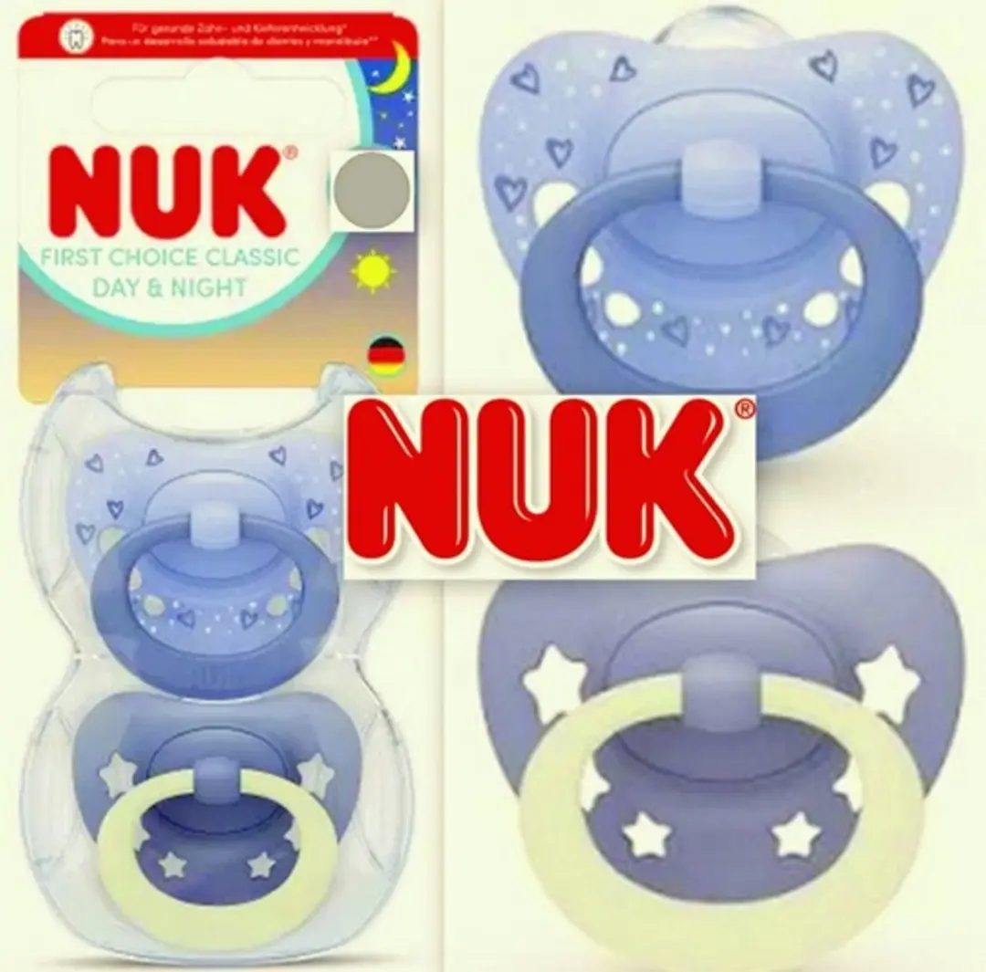 NUK First Choice Fopspeen Set - Blauw - 2 Stuks