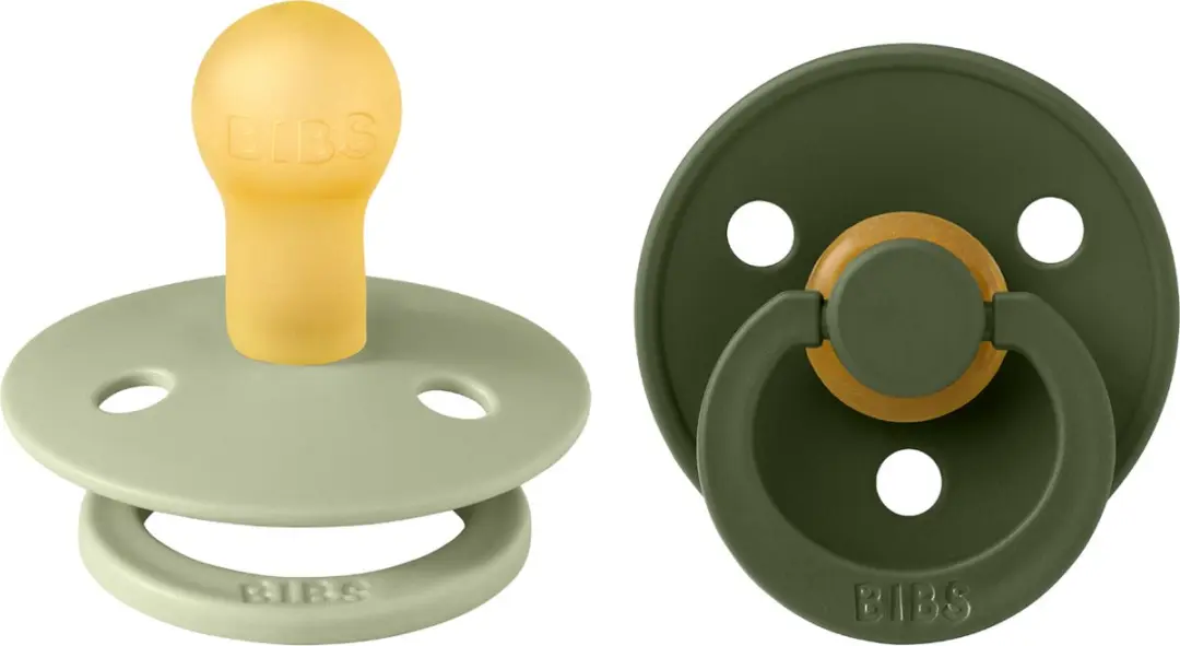 BIBS Fopspeen Stage 2 - 2 Stuks - Sage/Hunter Green