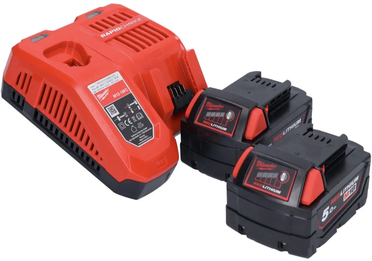 Milwaukee M18 BLPD2-502X Klop-/Schroefboormachine 18V - 2x 5.0Ah - afbeelding 6 van 6