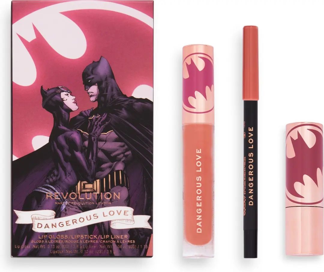 Makeup Revolution x DC Dangerous Love Lip Kit