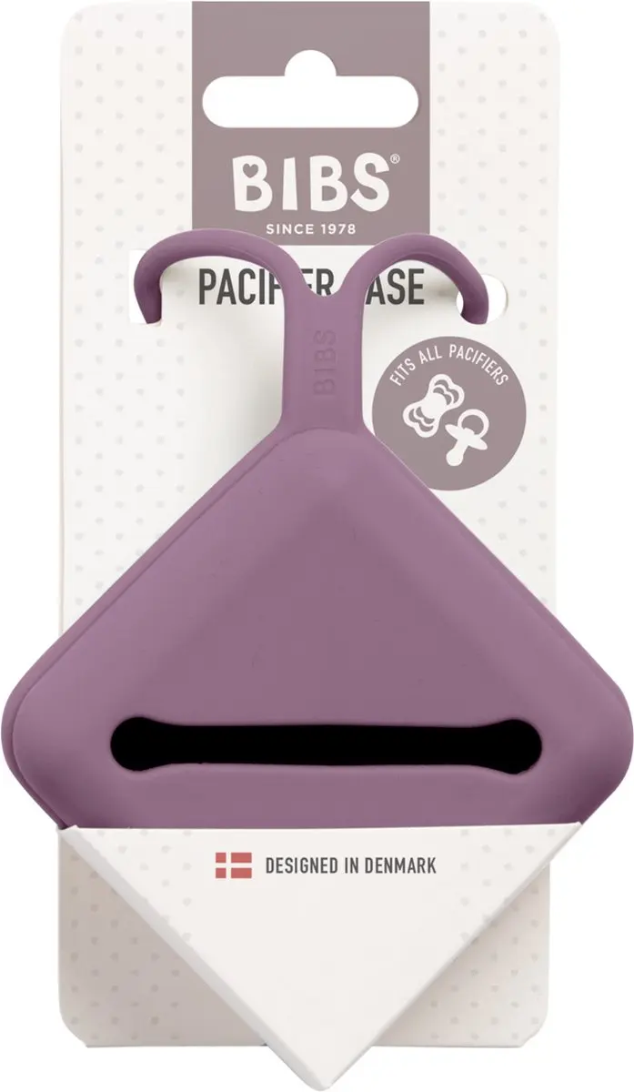 BIBS Fopspeenhouder Siliconen - Mauve