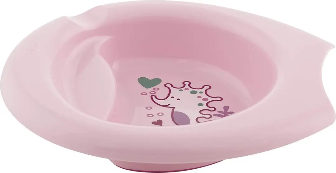 Chicco Diep Dinerbord Zeepaardje - 22cm Roze